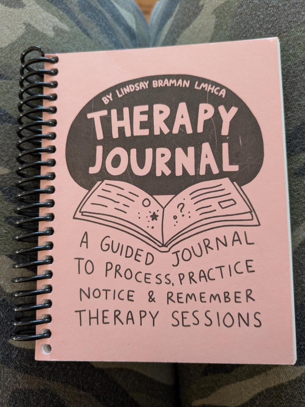 Therapy Journal by — Pink Guided Journal